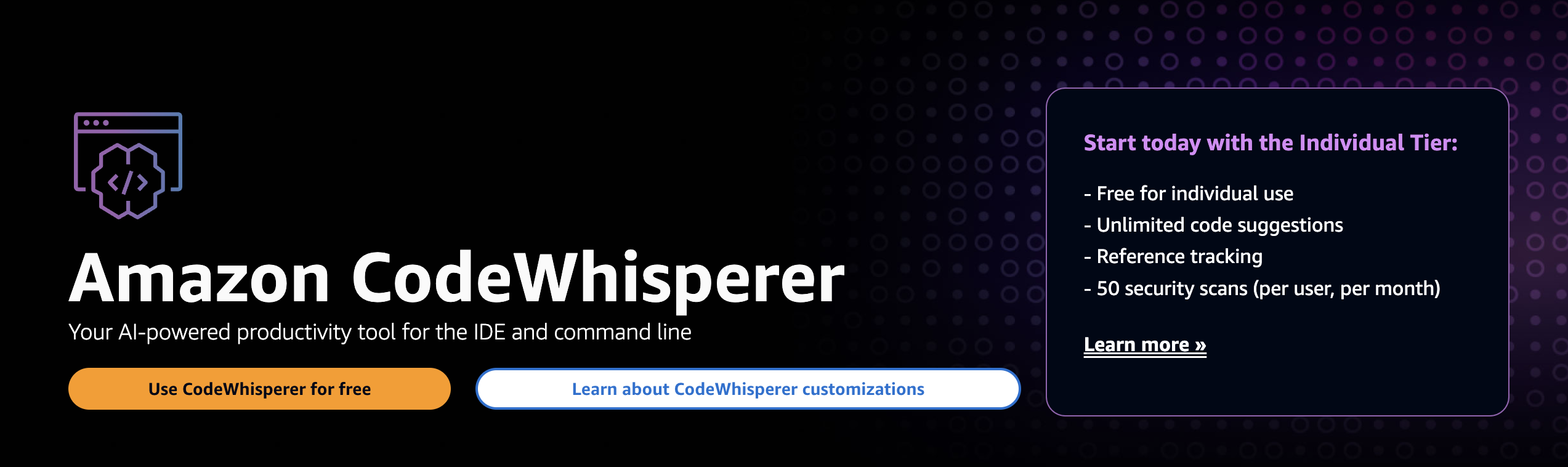 Amazon CodeWhisperer code analysis