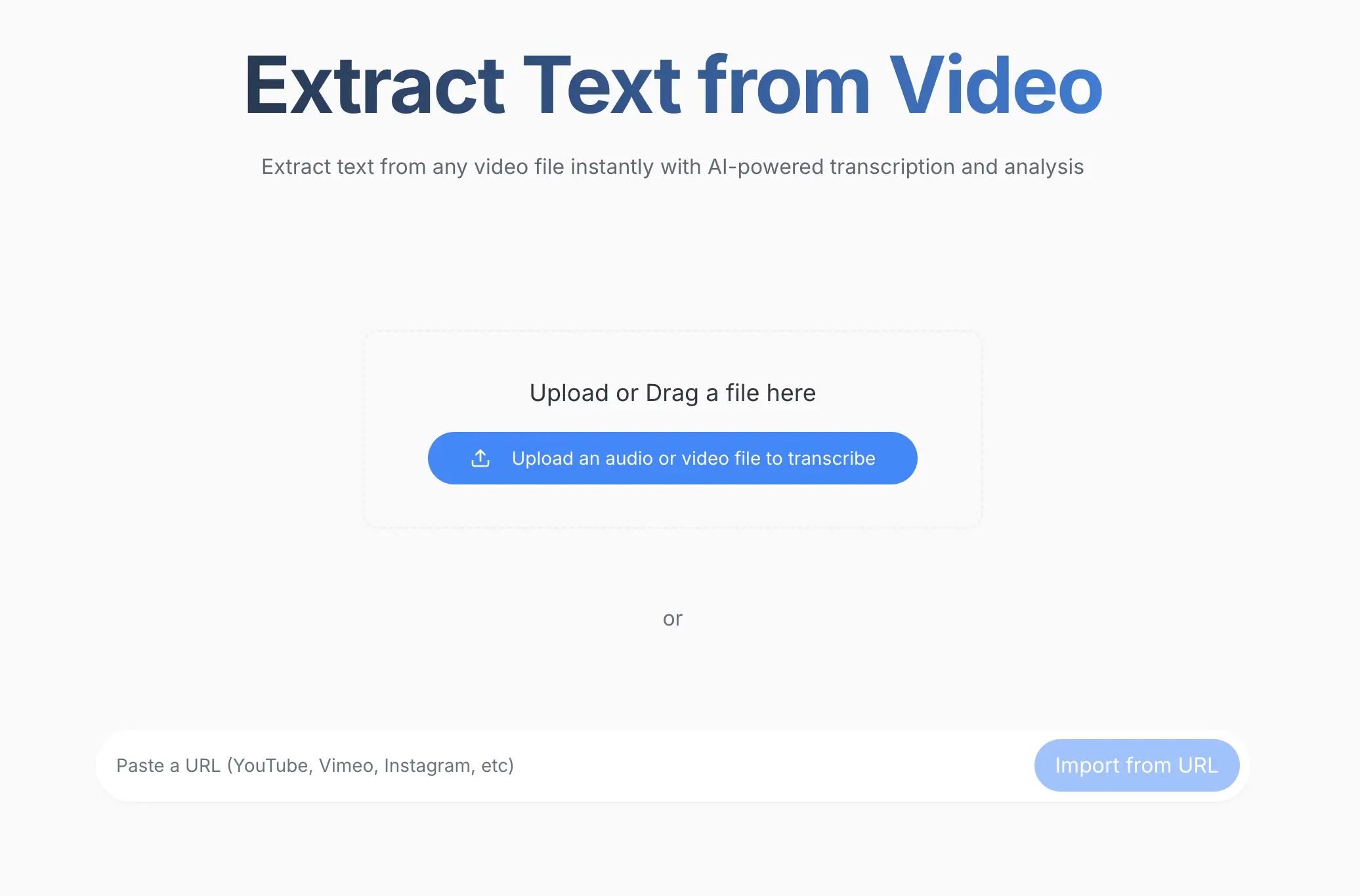 Upload Your Video