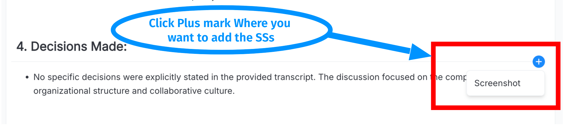 SOP document with embedded screenshots
