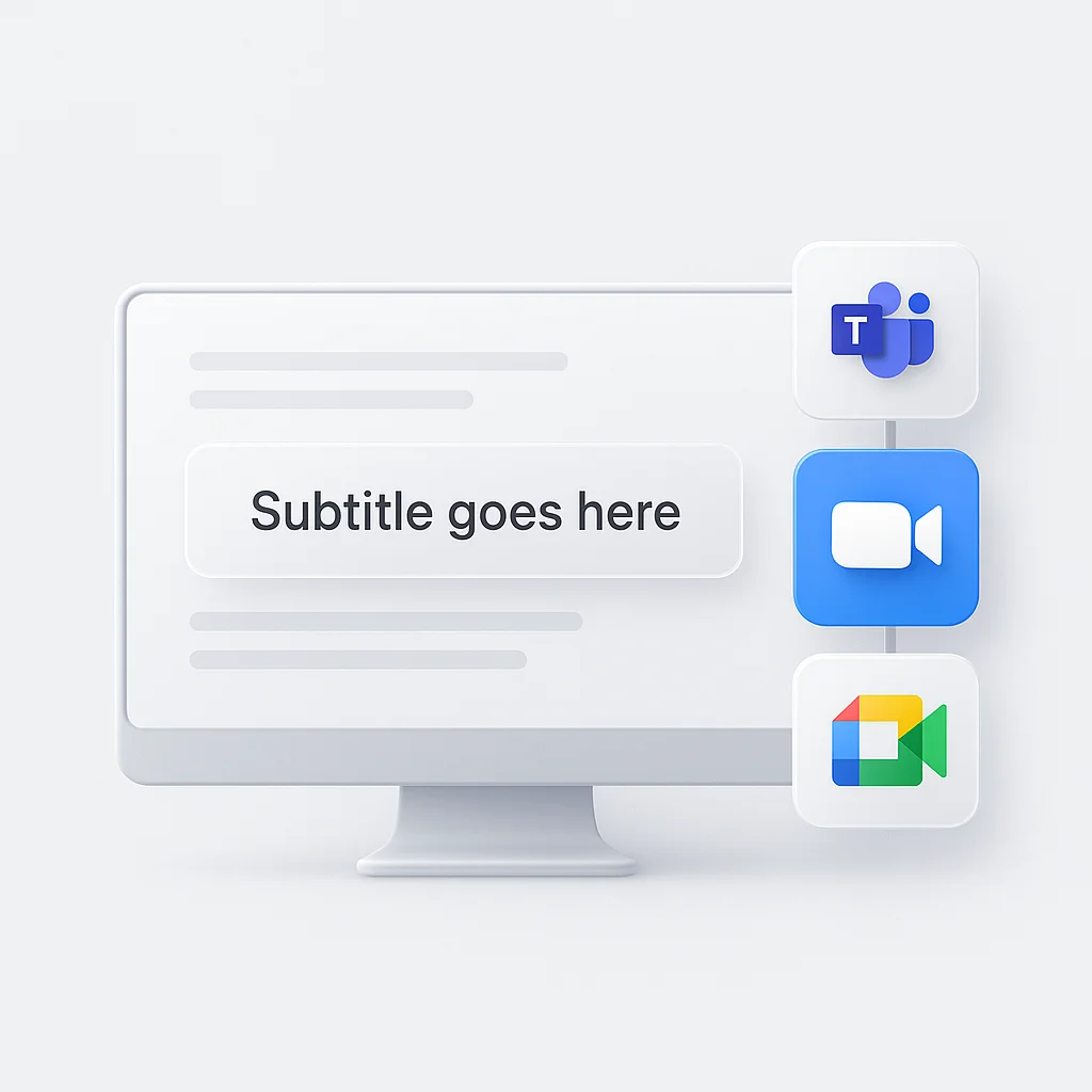 Best Real-Time Subtitle Tools 2026: 10 Caption Generators for Zoom, Teams, Meet