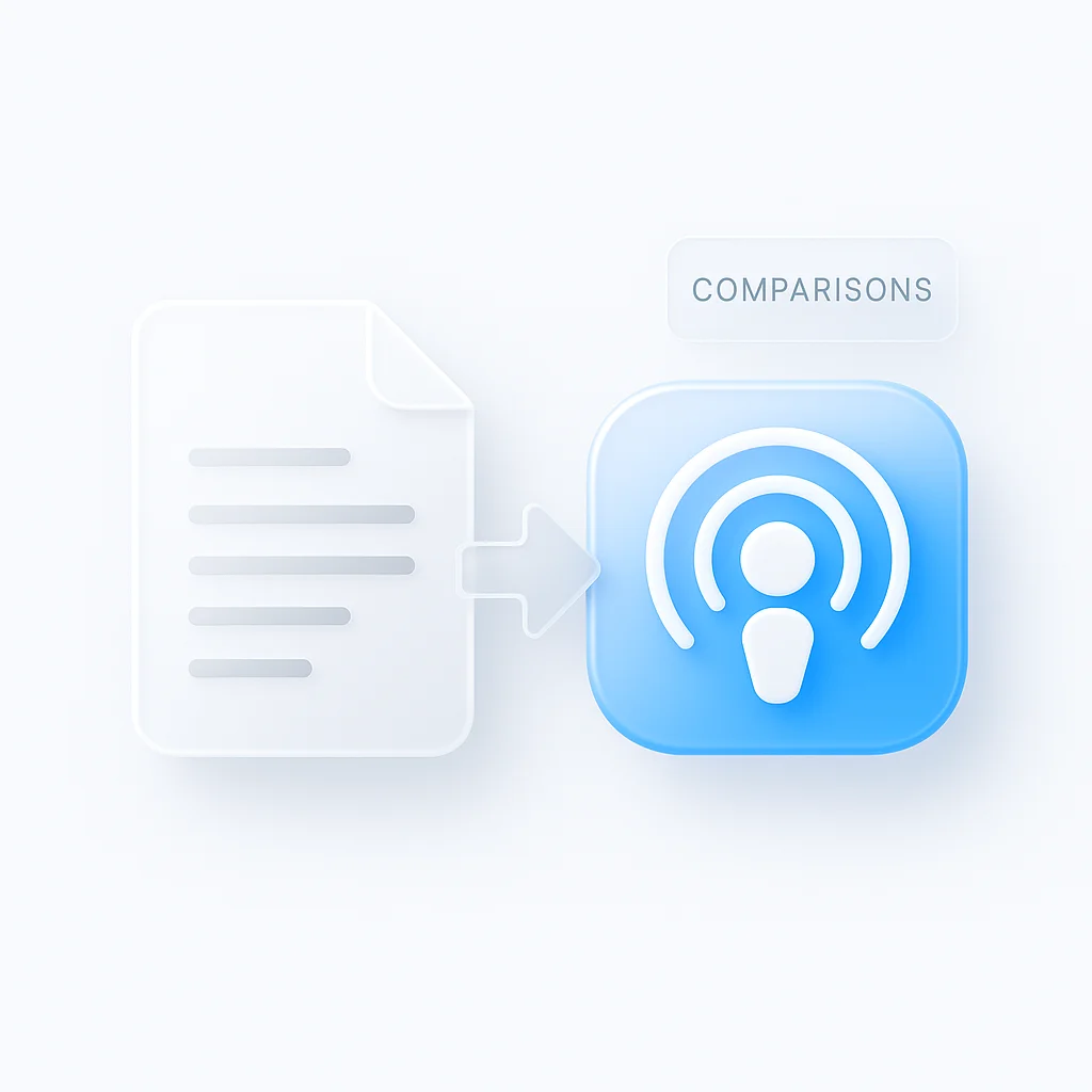 Best Article to Podcast Converters 2026 - Free Tools Compared