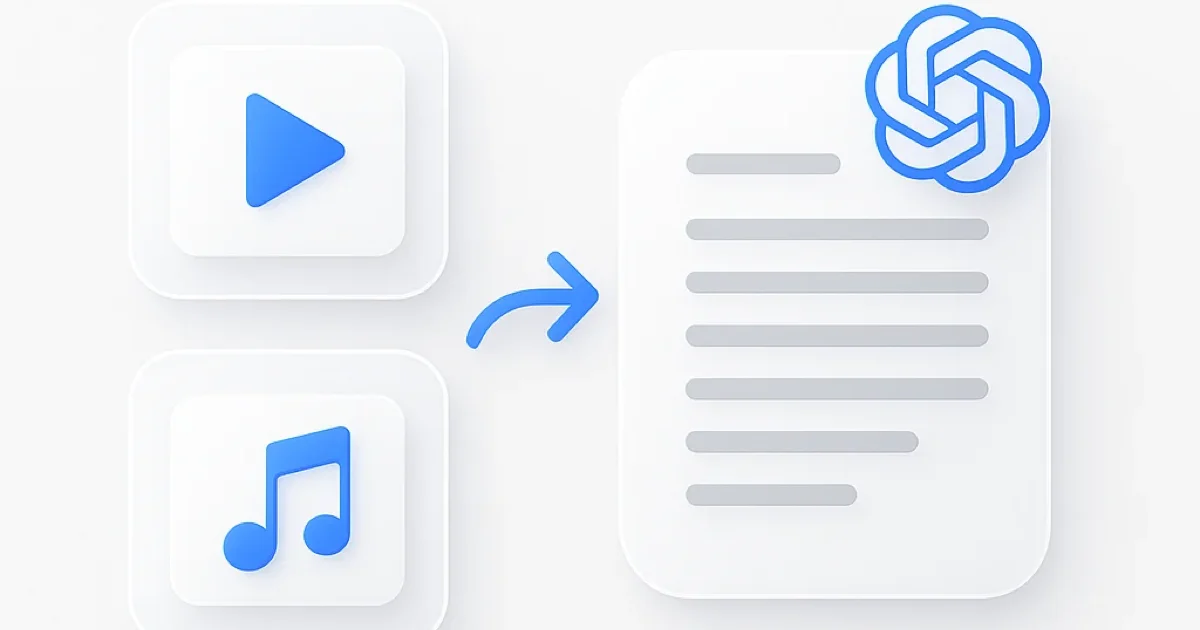 Can You Upload Video - Audio to ChatGPT? How It Works, Limits, Alternatives
