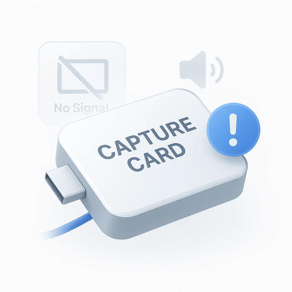 Capture Card Not Working? 8 Common Problems and How to Fix Them (2026)