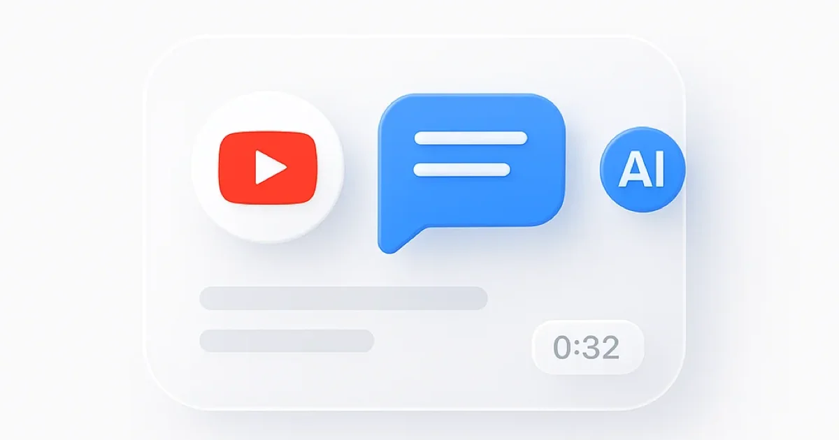 Chat with YouTube Videos Using AI: Ask Questions, Get Timestamped Answers